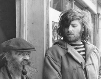 Edwin Mackenzie with Robert Lenkiewicz 1973