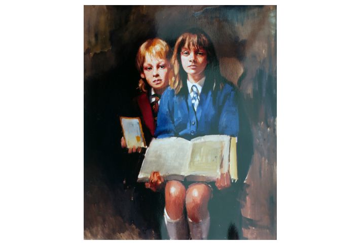 Painting of LEE & KELLY ARKINS