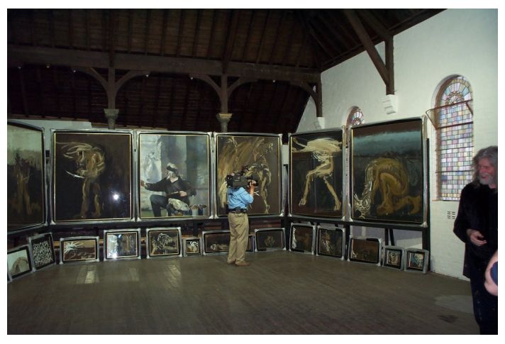 The Blind Tobit pictures unveiled at The Mission Hall, 2000.